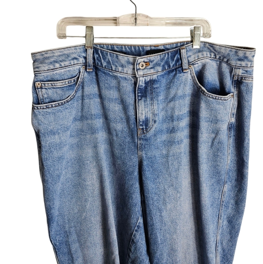 Talbots High Waist Straight Ankle Jeans, 18W - Picture 3 of 5